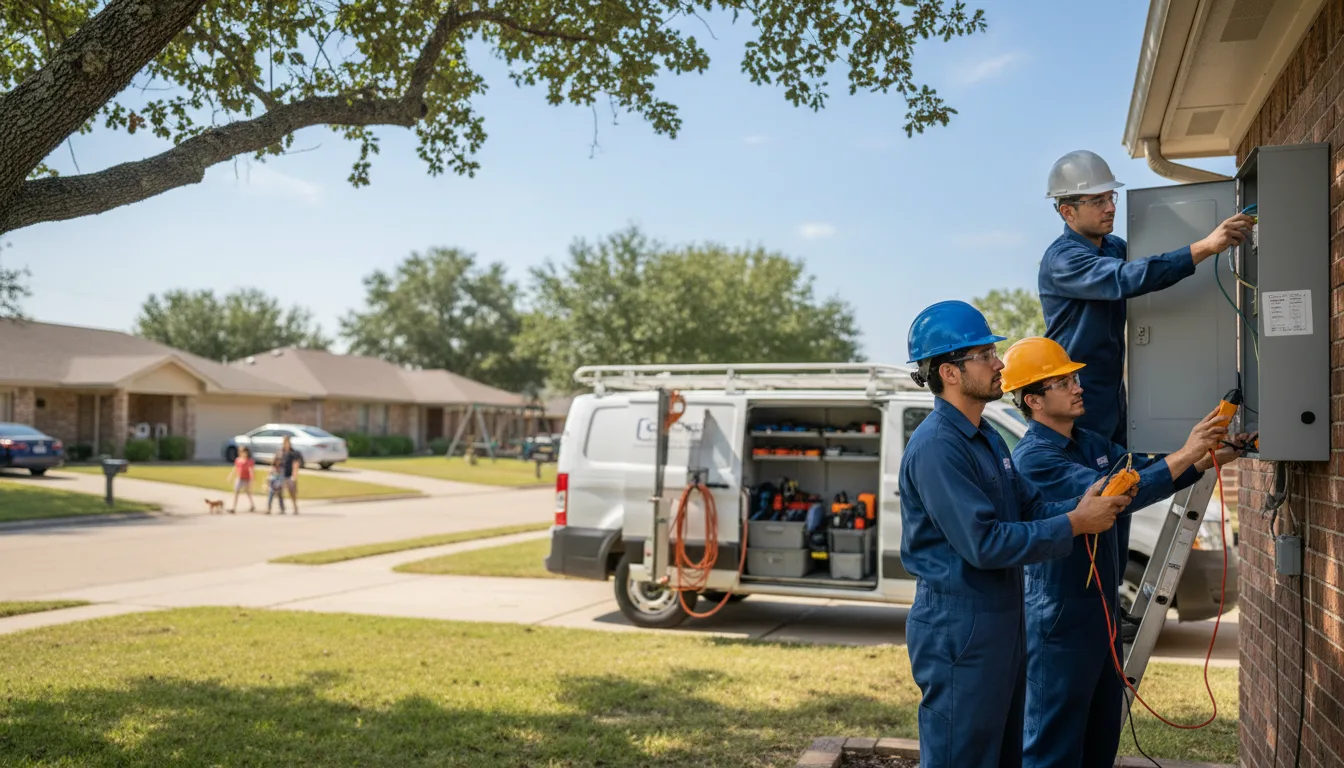Certified electrician providing emergency electrical services in Holdingford, MN